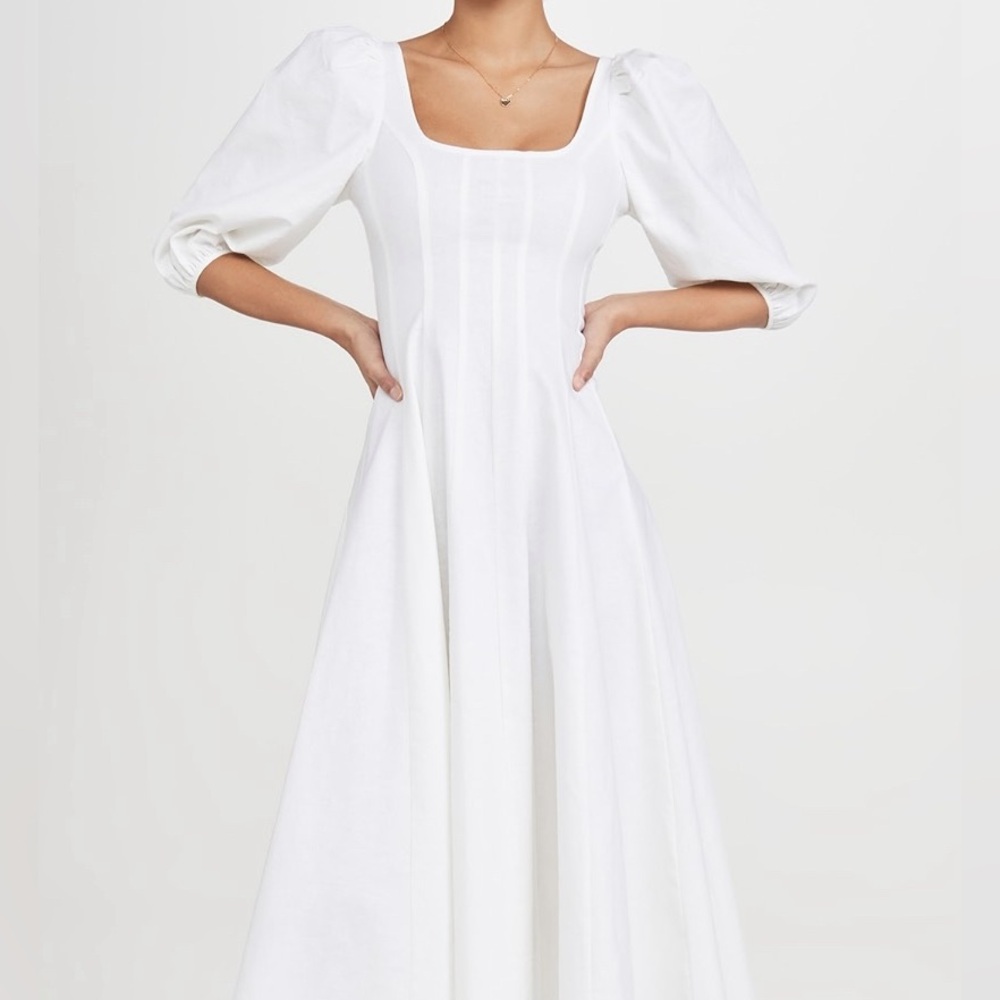 Staud Swells Dress White